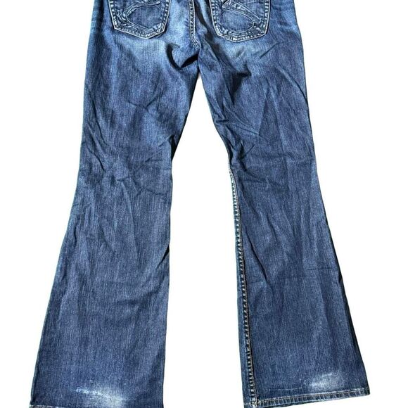 VINTAGE SILVER JEANS “EDEN” 30x33 // Y2K FLARE - Picture 8 of 9